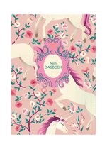 Dagboek - Kinderen - Meisjes - Paarden - Unicorn - Eenhoorn - Roze - Roosjes - Notitieboek -Elastiek - Cadeau