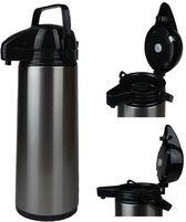 Thermoskan met pomp - 1,9 Liter Isoleerkan - RVS