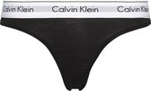 Calvin Klein dames Modern Cotton string, zwart -  Maat: L