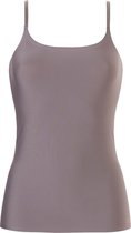 ten Cate Secrets spaghetti top (1-pack), dames hemd smalle bandjes, taupe -  Maat: S