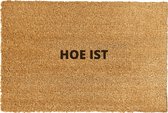 Deurmat Hoe ist - Hoe ist - Droogloopmat - Deurmat buiten - Deurmat binnen - Deurmat funny - Hoe ist