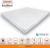 Tencel® Topper - Nasa Traagschuim - Topdekmatras XXL Best Quality Ergonomisch - 90x190cm - ca 12cm dik