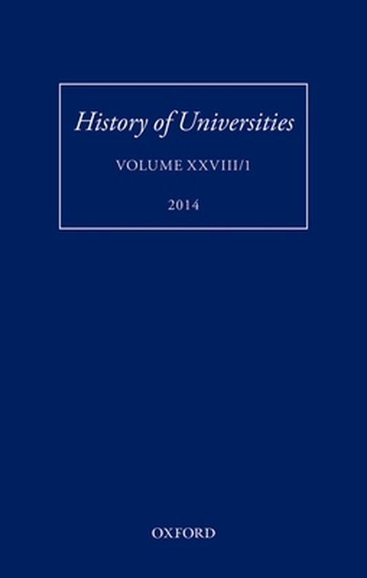History Of Universities, Mordechai Feingold 9780198726340 Boeken