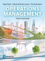 Solution Manual For Operations Management, 10th Edition by Nigel Slack, Alistair Brandon-Jones, Nicola Burgess