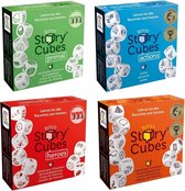 Spellenbundel - Dobbelspel - 4 Stuks - Rory's Story Cubes Actions, Primal, Original & Heroes