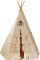 Moi Mili Luxe Tipi Speeltent Met Franje & Speelmat Folk