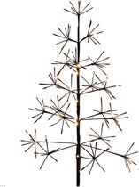 Kerstfiguur kerstboom met 152 LED lampjes warm wit H 150 cm