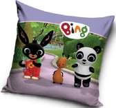 Bing, Flop en Pando Sierkussens - Kussen - 40 x 40 inclusief vulling - Kussen van Polyester - KledingDroom®