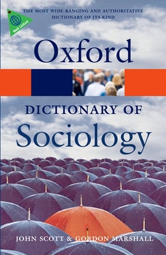 A Dictionary of Sociology - cover