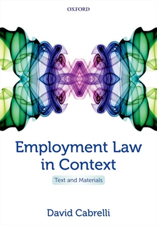 Employment Law in Context - cover
