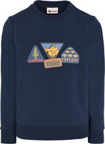 Lego Wear sweater Explore blauw maat 146