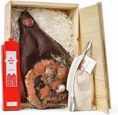 De Bonte Koe | Ambachtelijk Chocolade kerstpakket | Deluxe incl. Chocolade ham (1.5 kilo)