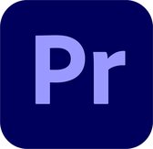 Adobe CC Premiere Pro  2022 - MacOS/Windows - 1 Apparaat - 1 Jaar - Nederlands / Engels / Frans / Duits