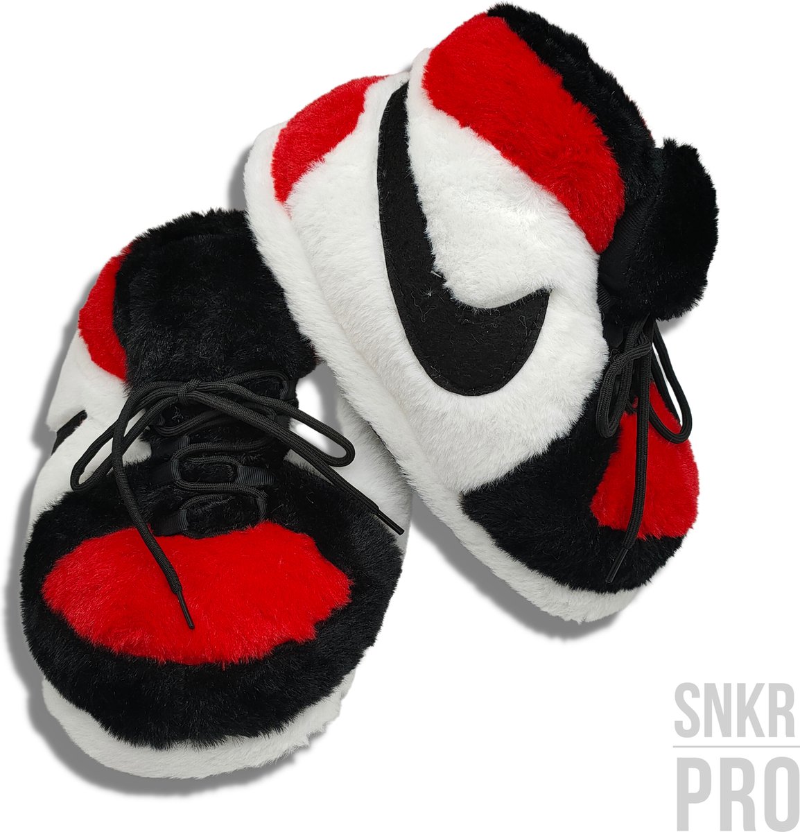 Sneaker Sloffen/ Sneaker Pantoffels/ Rood/ Maat 36-43/ SNKR-PRO/ One Size/ Jordan Sloffen/ Jordan Pantoffels