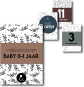 Zwanger - zwangerschap - zwangerschap cadeau - cadeau zwangere vrouw - zwangerschapsdagboek - mijlpaalkaarten baby - mijlpaalkaarten - milestone baby cards - baby - kraamcadeau - c
