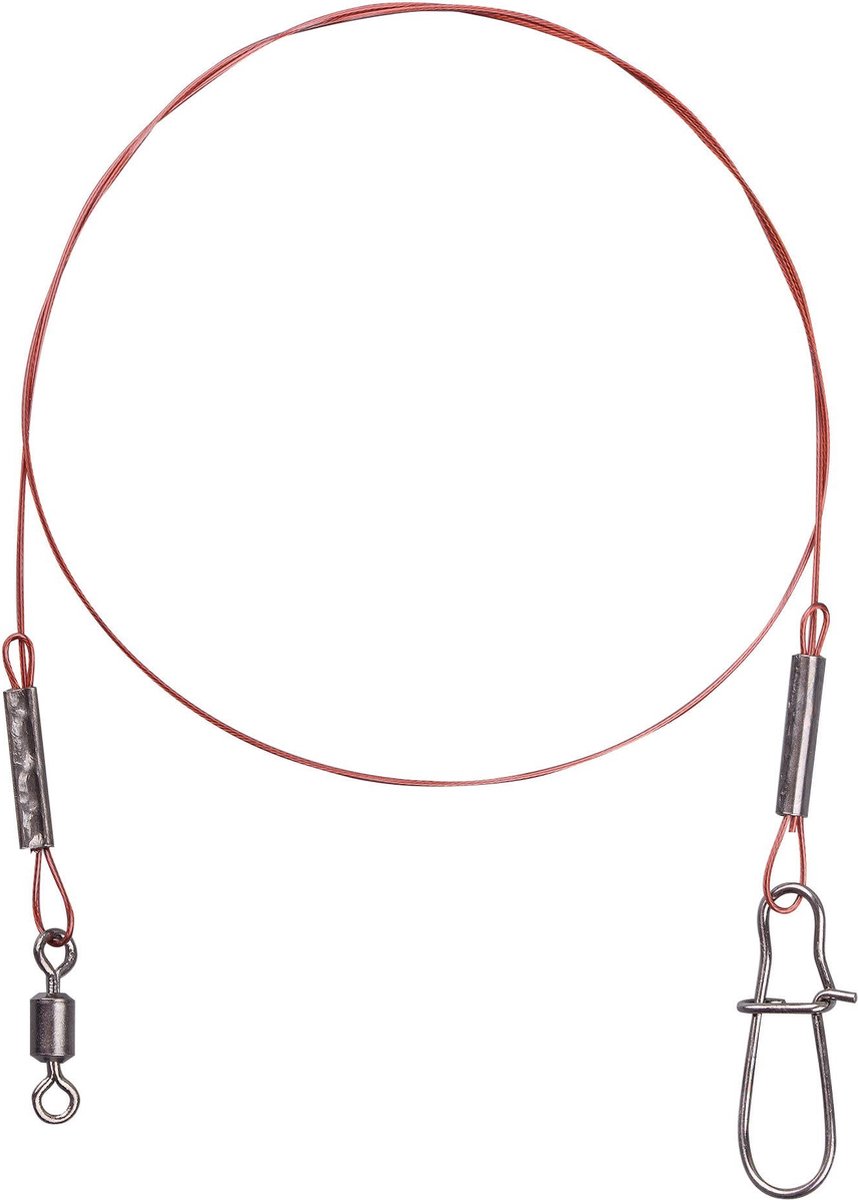 Spro 1x7 Stainless Wire Leader (2 pcs) - Maat : 50cm - 14 kilo