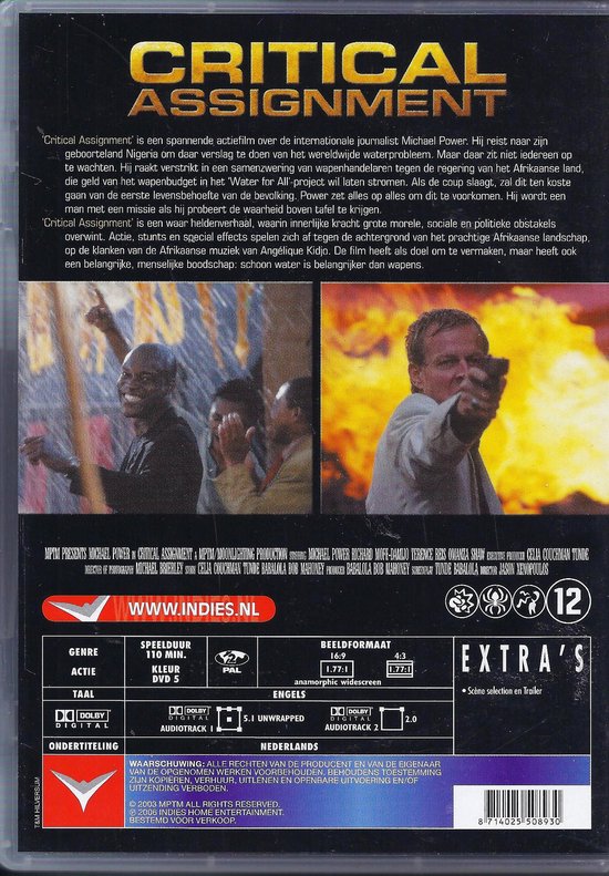 Critical Assignment (Dvd), Michael Power | Dvd's | bol