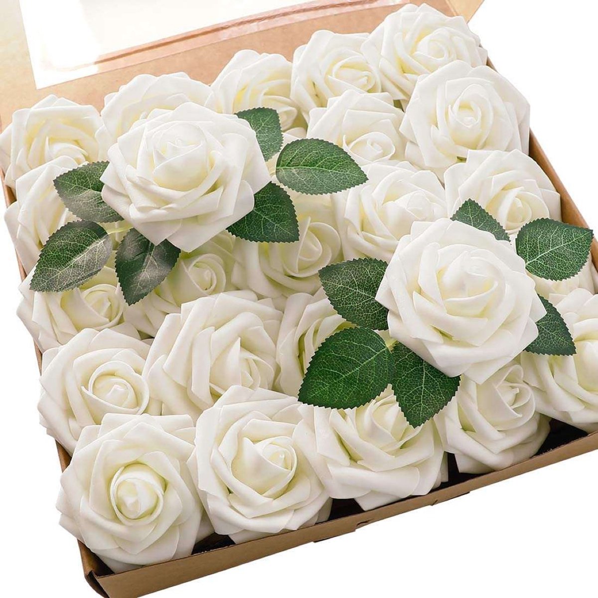 Bloemen- kunstbloemen- Rozen - kunstplanten voor binnen - kunstplant- nepbloemen