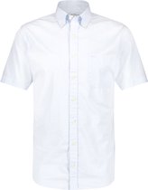 McGregor - Overhemd Korte Mouwen Strepen Lichtblauw - L - Heren - Regular-fit