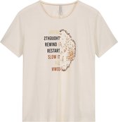 Summum Dames T-shirt Ecru maat M