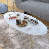 salontafels-handige sofa-eettafels-woonkamer Decor-ellips praktisch-120 x 60 CM