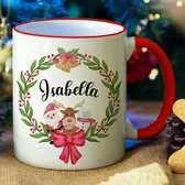 Kerst cadeau - Beker - Kerst mok met naam - Kerst mok - Gepersonaliseerd - Friends mok - Gratis inpakservice