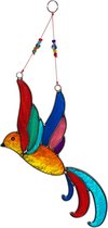 Ornament - Vogel - Resin - Meerkleurig - 16x10x10 cm - Indonesie - Sarana - Fairtrade