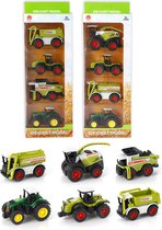 Tractor Speelgoed - Tractor Speelgoed Set - VOORDEELPAKKET 2 SETS - Tractor Speelgoed Auto's