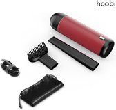 Hoobi® Auto Stofzuiger - Mobiele Stofzuiger - Kruimeldief - Mini stofzuiger - Draadloos - Oplaadbaar - Modern – Rood