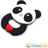 Bijtketting | Cartoon Panda zwart met wit | Chewel ®