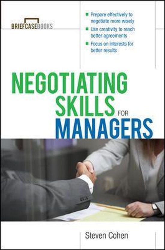 Negotiating Skills For Managers - cover