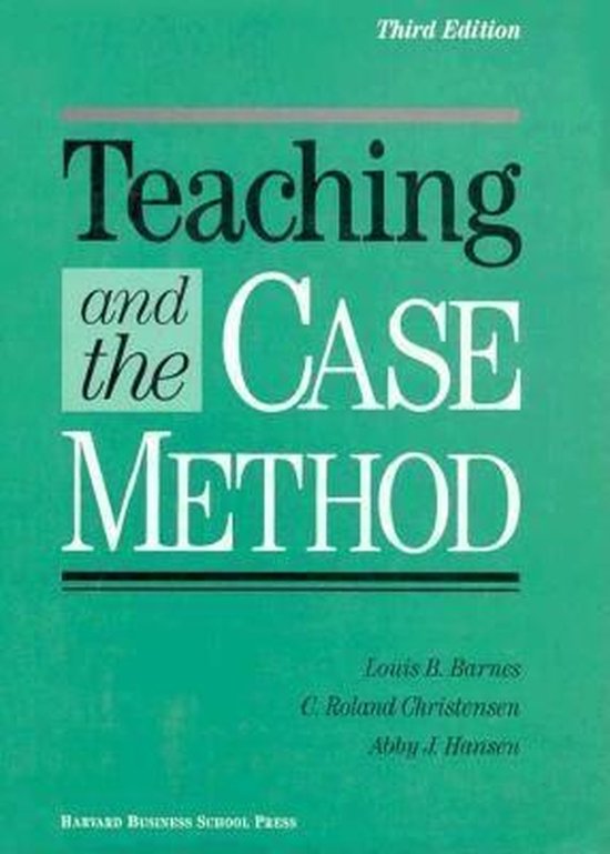 Teaching and the Case Method - cover