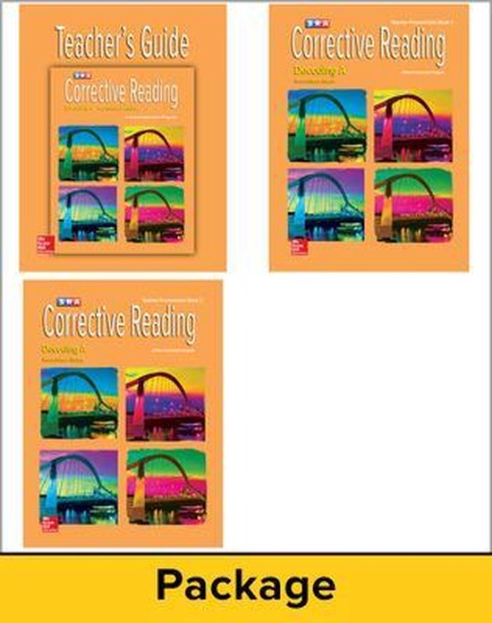 Corrective reading decoding level a teacher materials package