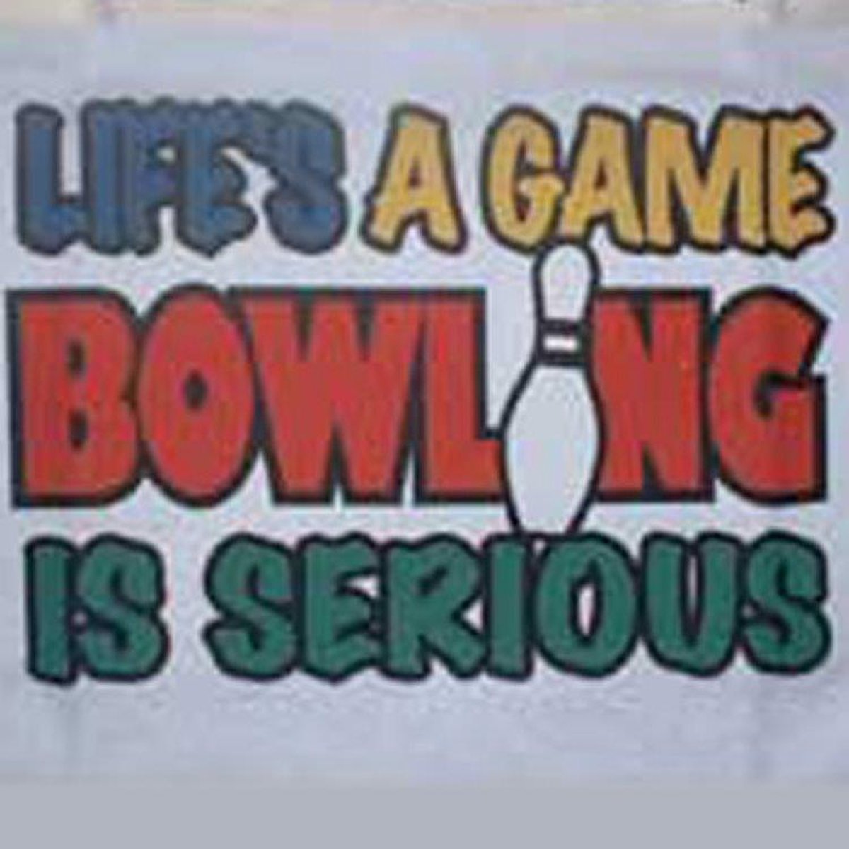 Bowling Bowlinghanddoekje Fun Towel 'Serious'