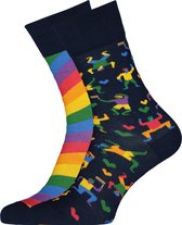 Many Mornings sokken - Over The Rainbow - Unisex - Maat: 39-42
