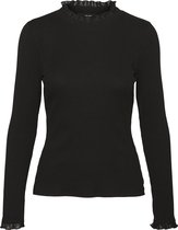 Vero Moda VMISLA LS HIGH NECK TOP JRS Dames T-Shirt  - Maat M