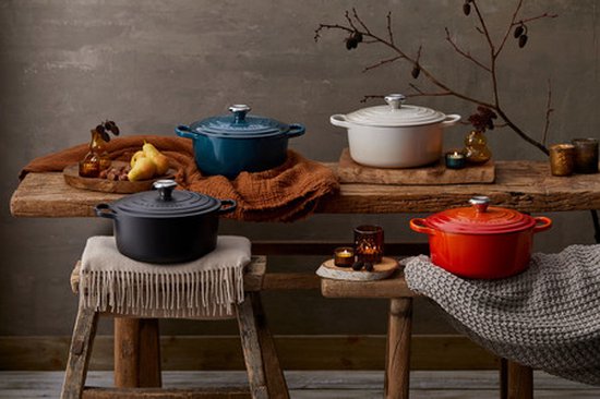 Le Creuset Signature Braad-/stoofpan - Ø 28 cm - kersen Rood