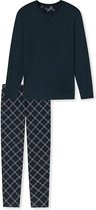 Schiesser – Cotton Wear - Pyjama – 175754 – Blue Black - 50