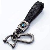 Sleutelhanger- BMW - metaal en leer- auto