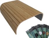 Flexibel Dienblad - Armleuning Dienbladen - Bank of Stoel - 100% Bamboe - Beschermende coating - XL - Anti slip - Armleuning organizer