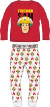 Brandweerman Sam pyjama - maat 92 - Fireman Sam pyjamaset - rood / grijs