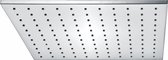 Klea Luxe Messing Hoofddouche Met Waterval Vierkant Vierkant 300x8mm Chroom