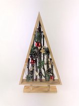 decoratieve kerstboom - kerstboom hout 32x52x5cm