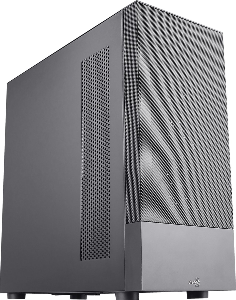 AeroCool Cipher-S v1 - Midtowermodel - MicroATX, ATX, MiniITX - zwart