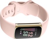 Roze Bandje geschikt voor Fitbit Charge 5 - Siliconen Bandje voor Fitbit Charge 5 - Charge 5 Bandje Siliconen Band - Compatibel met Hoesje voor Fitbit Charge 5 - Fitbit Charge 5 Ba