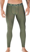 Clever Moda - Ideal Longjohn  Groen - Maat M - Heren Legging  - Lang ondergoed mannen