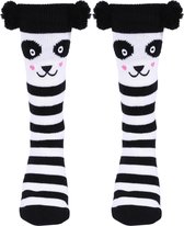Panda warme antislip sokken