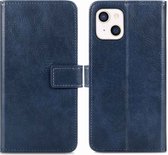 iPhone 13 Mini Hoesje met Pasjeshouder - iMoshion Luxe Booktype - Donkerblauw