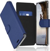 Accezz Hoesje Geschikt voor iPhone 13 Pro Hoesje Met Pasjeshouder - Accezz Xtreme Wallet Bookcase - Donkerblauw