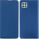 iMoshion Slim Folio Book Case Samsung Galaxy A22 (5G) hoesje - Donkerblauw